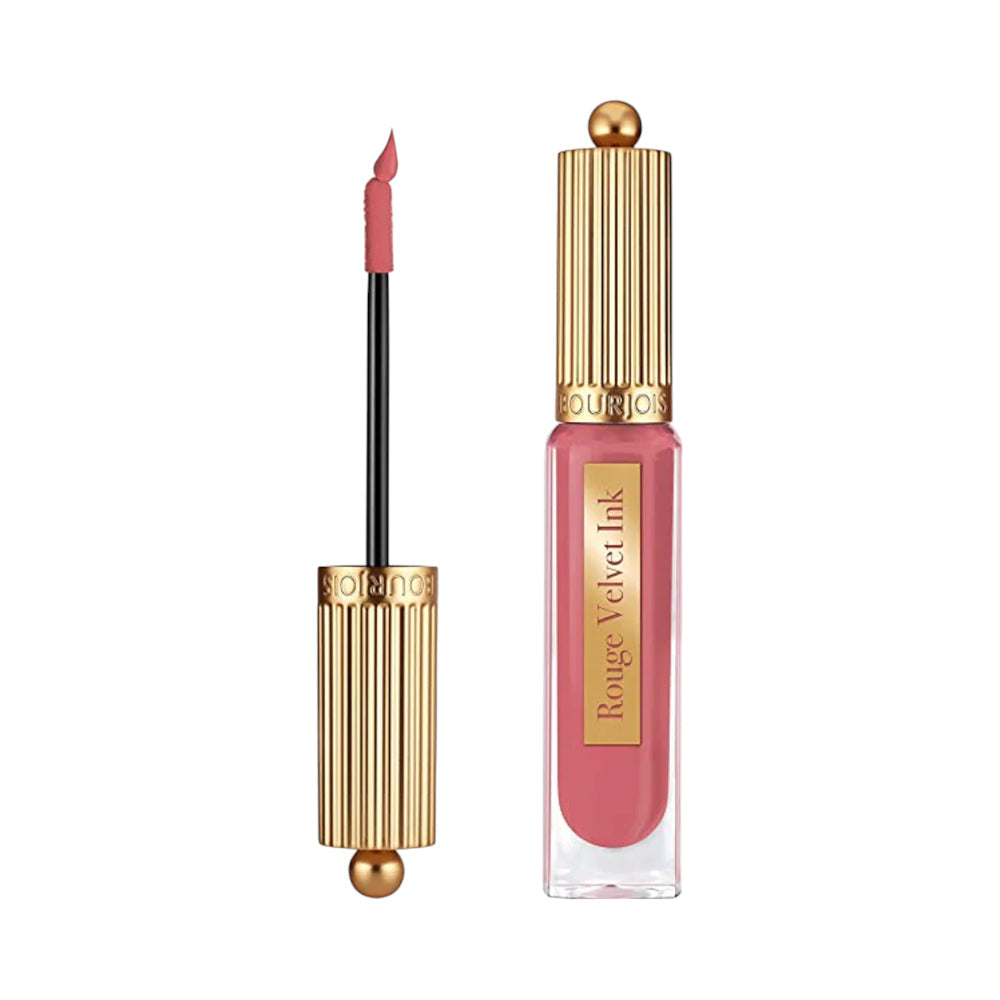 BOURJOIS ROUGE VELVET INK LIPSTICK 3 ROSE ME 3.5ML Default Title - MamasJan Makeup