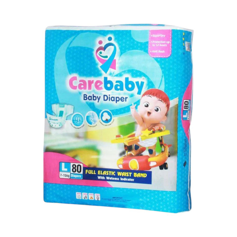 CARE BABY DIAPER MEGA LARGE 80S Default Title - MamasJan Grocery Nonfood