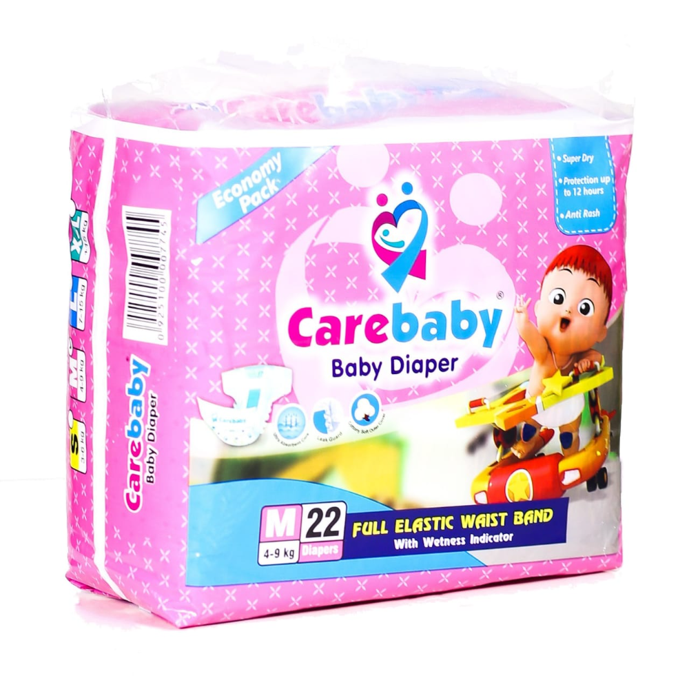 CARE BABY DIAPER SUPER ECONOMY MEDIUM 22S Default Title - MamasJan Grocery Nonfood