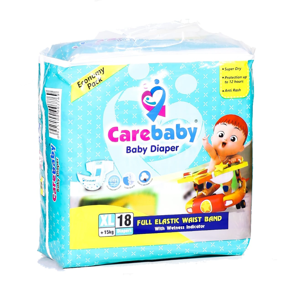 CARE BABY DIAPER SUPER ECONOMY EXTRA LARGE 18S Default Title - MamasJan Grocery Nonfood