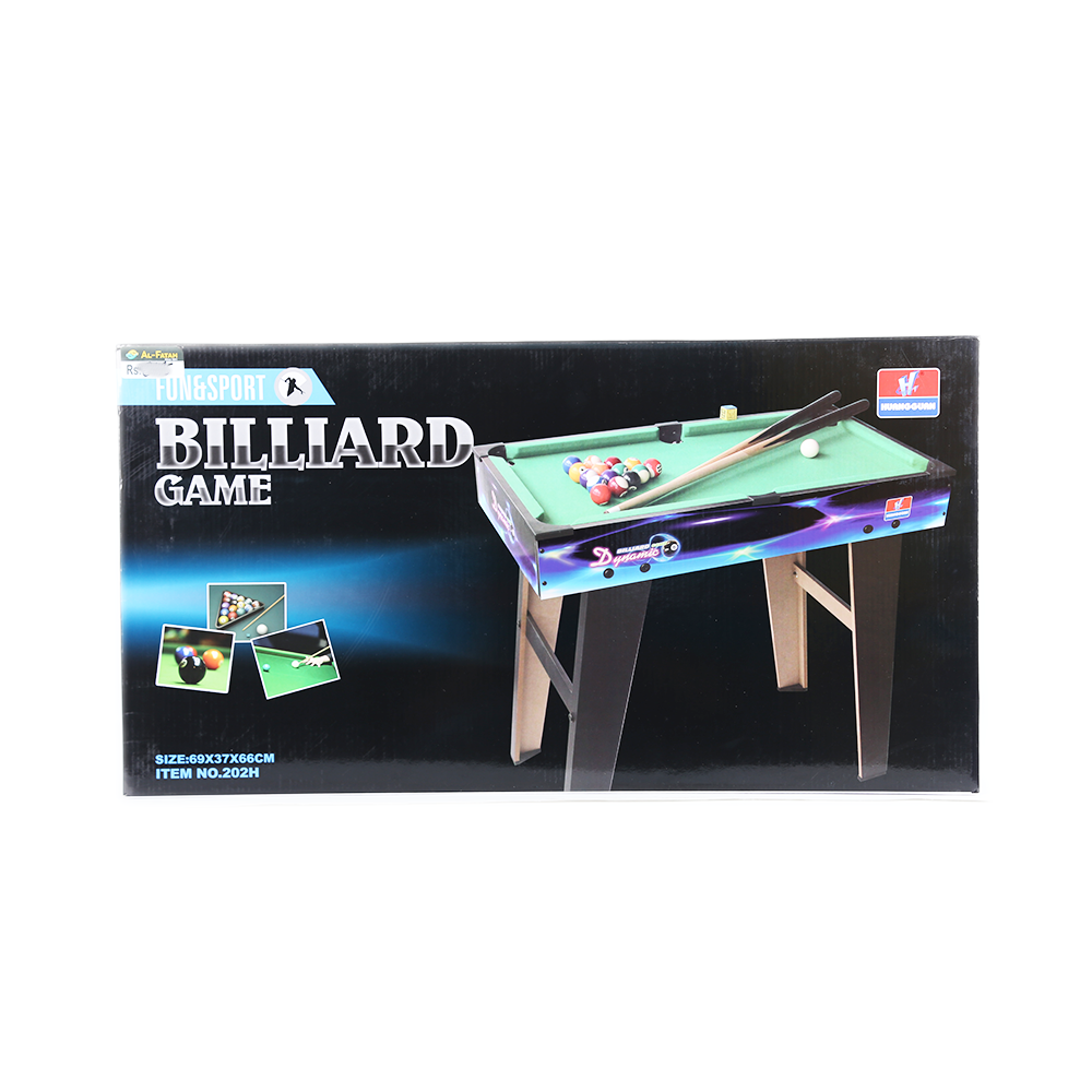202H BILLIARD GAME WOODEN (3+ YEAR) A.I Default Title - MamasJan Toys