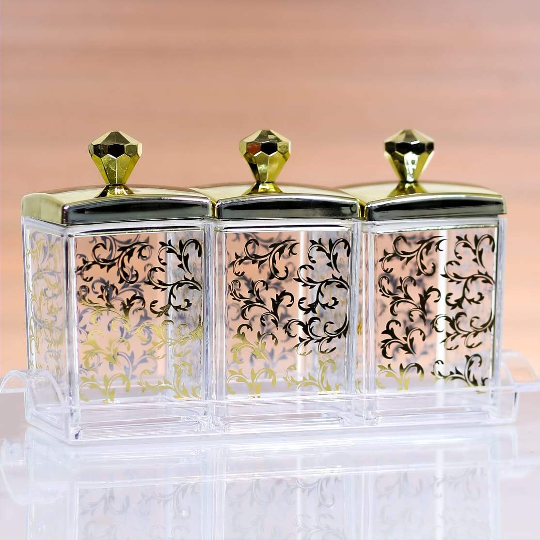 JAR SET 3PC ACRYLIC IR R23-R25 Default Title - MamasJan Crockery
