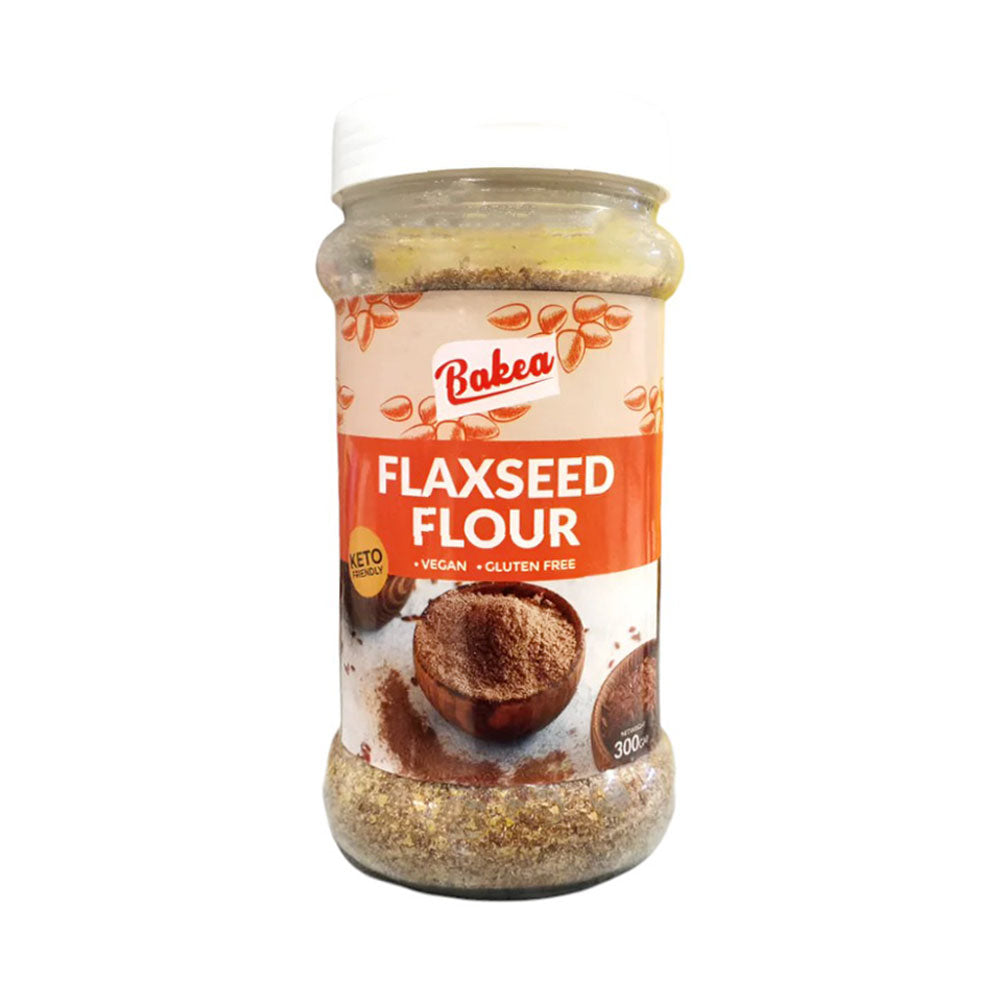 BAKEA FLAXSEED FLOUR JAR 300GM Default Title - MamasJan Grocery