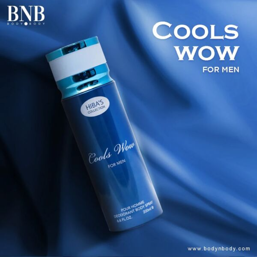 HIBAS COLLECTION DEODORANT COOL WAVE FOR MEN 200 ML Default Title - MamasJan Grocery Nonfood