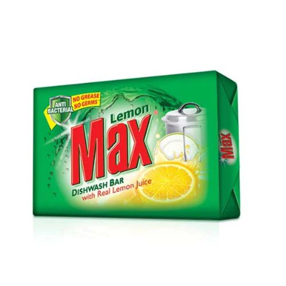 LEMON MAX DISHWASH BAR 170 GM Default Title - MamasJan Grocery Nonfood