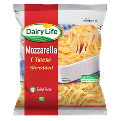 DAIRY LIFE MOZZARELLA CHEESE SHREDDED 200GM Default Title - MamasJan Grocery