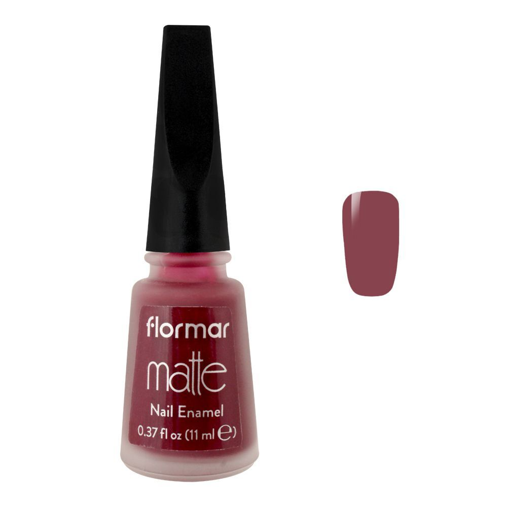 FLORMAR 11 ML MATTE NAIL ENAMEL M42 Default Title - MamasJan Makeup