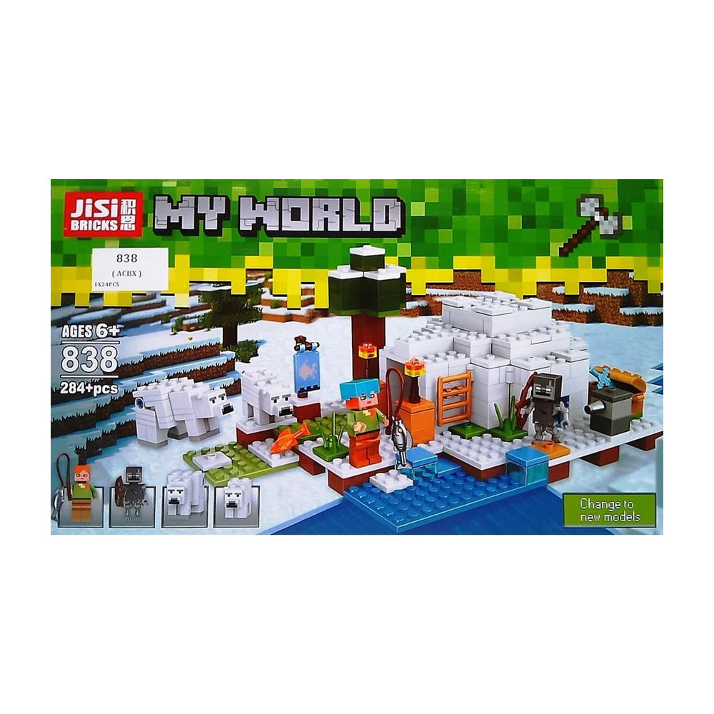 838 JISI MY WORLD BLOCKS 284 PCS Default Title - MamasJan Toys