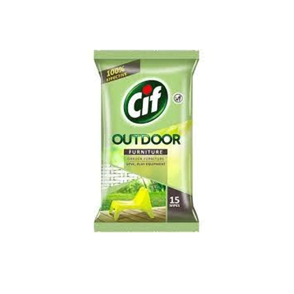 CIF WIPES OUTDOOR FURNITURE 15S Default Title - MamasJan Grocery Nonfood
