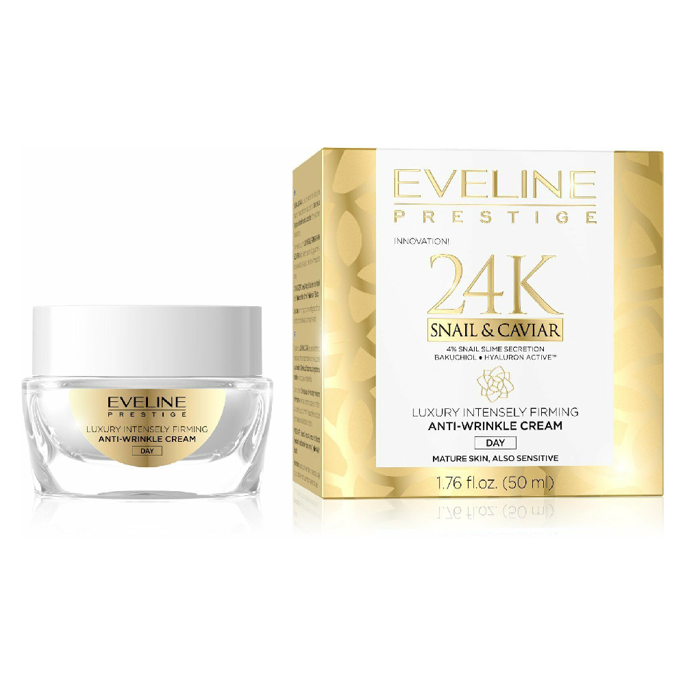 EVELINE PRESTIGE 24K SNAIL & CAVIAR DAY CREAM 50 ML Default Title - MamasJan skincare