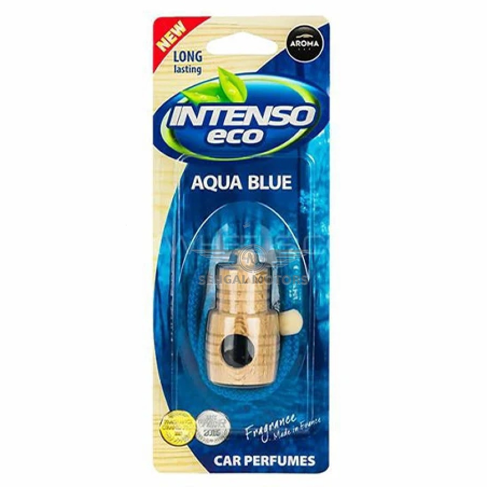 AROMA CAR AIR FRESHENER INTENSO ECO AQUA BLUE 4ML Default Title - MamasJan Grocery Nonfood