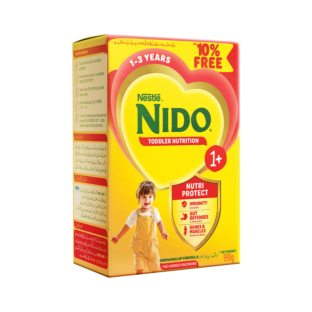 NESTLE NIDO MILK POWDER GROWING UP FORMULA 1PLUS 900 GM Default Title - MamasJan Grocery