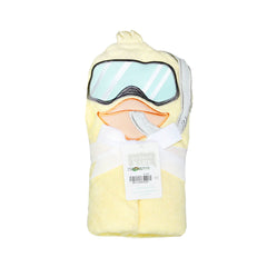 BABY BATH TOWEL HOODED IR 54498CH MW-21 Default Title - MamasJan KidsWear