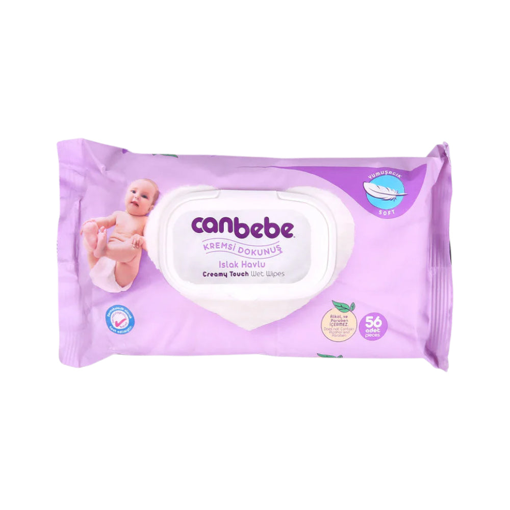 CANBEBE WET WIPES CREAMY TOUCH 56PC Default Title - MamasJan Grocery Nonfood
