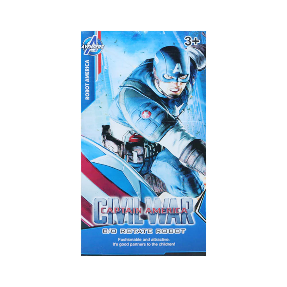 345-1A CAPTIAN AMERICA ROBOT B/O IR (3+ YEAR) Default Title - MamasJan Toys