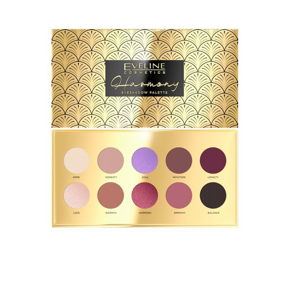 EVELINE EVELINE EYESHADOW PALETTE 10 COLORS VARIETE - MamasJan Makeup