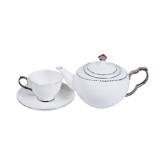 DINNER SET BONE CHINA 61PC SZ17C01P Default Title - MamasJan Crockery