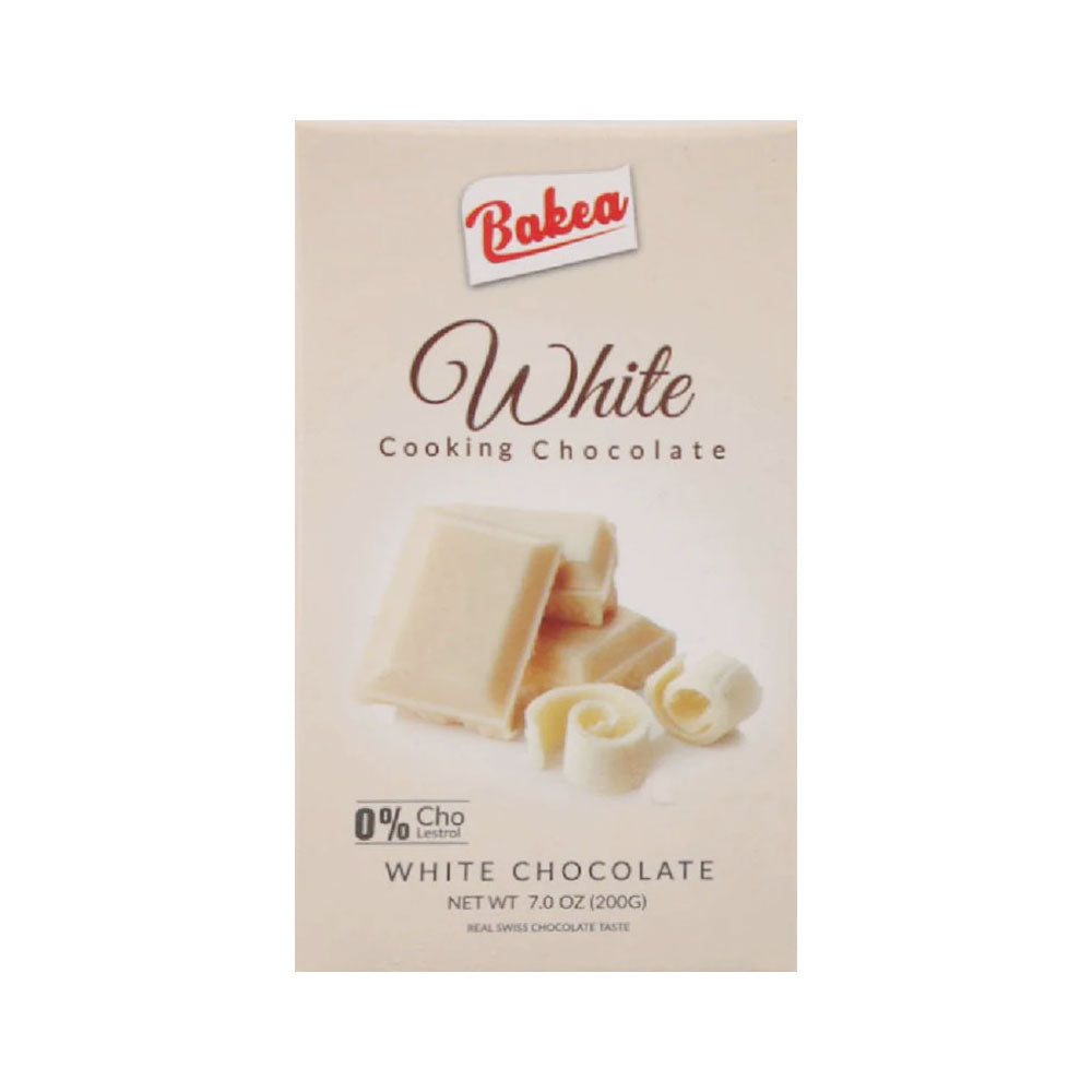 BAKEA COOKING CHOCOLATE WHITE 200GM Default Title - MamasJan Grocery