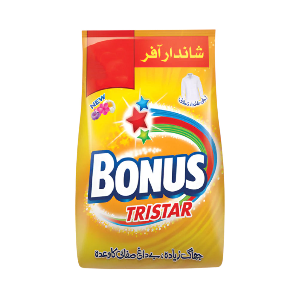 BONUS WASHING POWDER TRISTAR POUCH 485 GM Default Title - MamasJan Grocery Nonfood