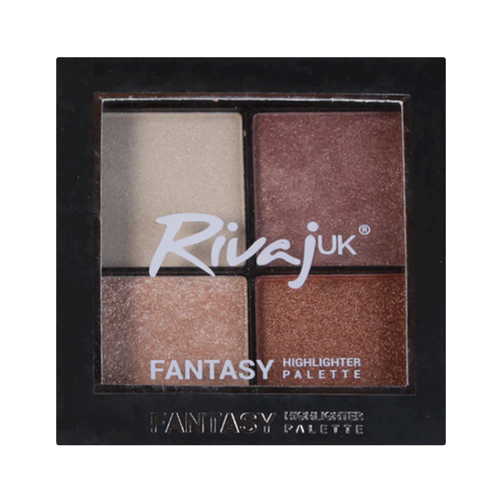 RIVAJ PINK FANTACY HIGHLIGHTER PALLETTE 3 - MamasJan Makeup