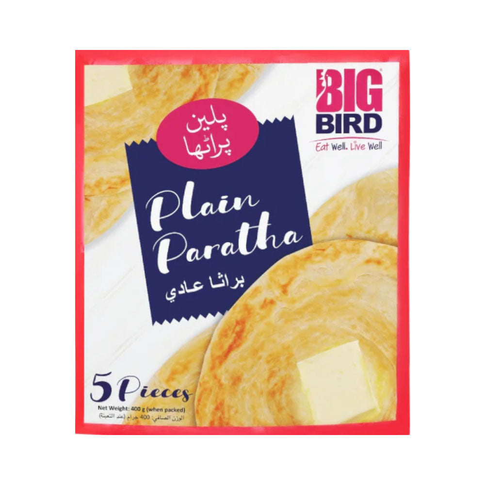 BIG BIRD PLAIN PARATHA 5 PCS 400GM Default Title - MamasJan Grocery