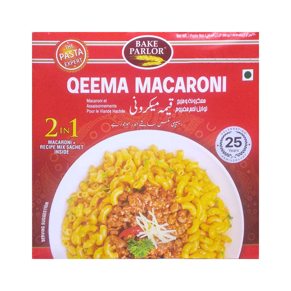 BAKE PARLOR QEEMA MACARONI 250 GM Default Title - MamasJan Grocery