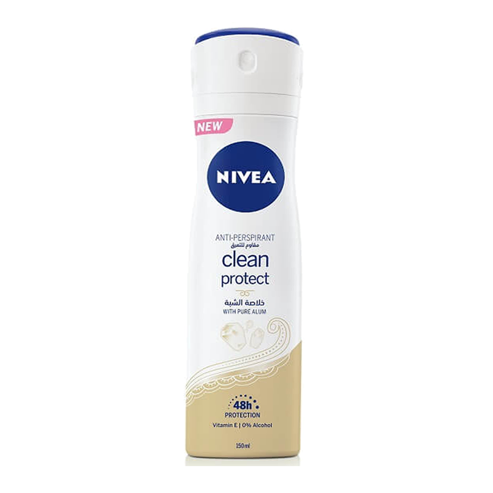 NIVEA DEODORANT CLEAN PROTECT 150ML Default Title - MamasJan Grocery Nonfood