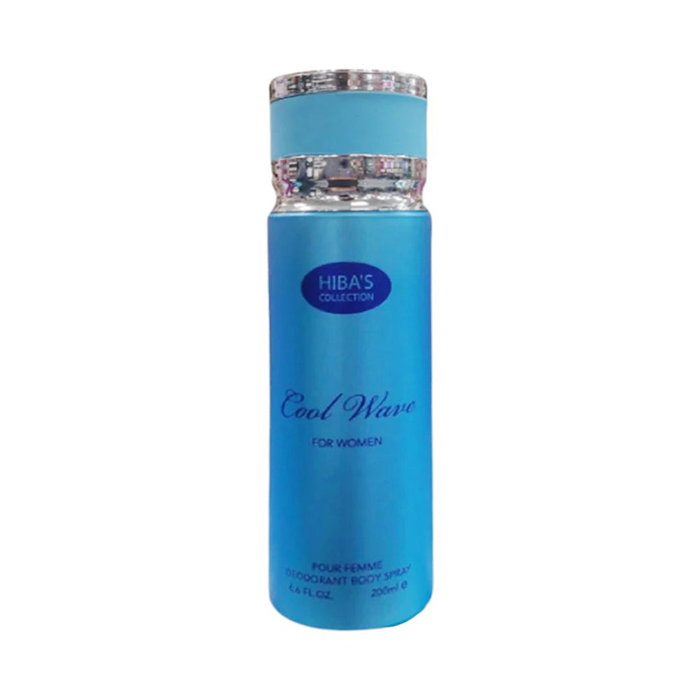 HIBA'S COLLECTION DEODORANT COOL WAVE FOR WOMEN 200 ML Default Title - MamasJan Grocery Nonfood