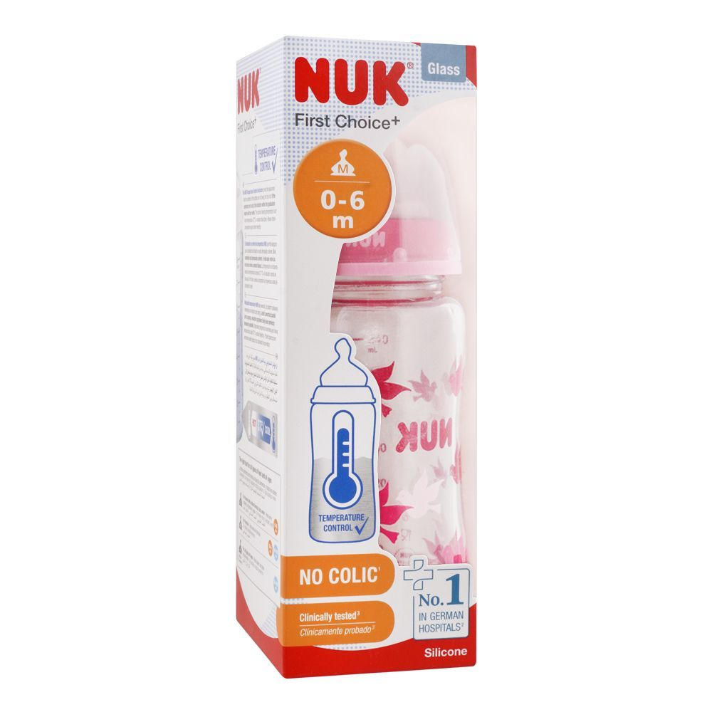 NUK FC+ BTL GLASS TC 240 ML 10745121 Default Title - MamasJan Grocery Nonfood