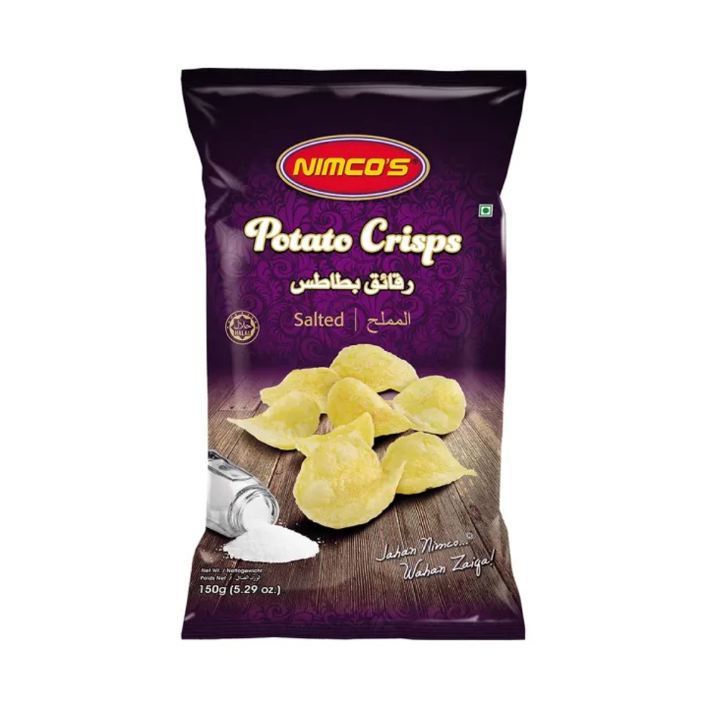 NIMCOS POTATO CRISPS SALTED 150 GM Default Title - MamasJan Grocery