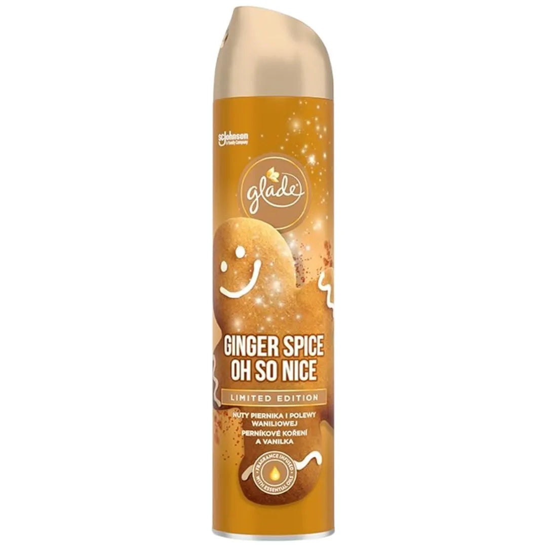 GLADE AIR FRESHNER GINGER SPICE OH SO NICE 300 ML Default Title - MamasJan Grocery Nonfood