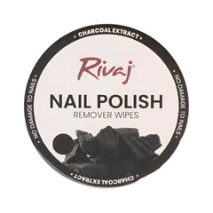 RIVAJ CHARCOAL NAIL POLISH REMOVER WIPES Default Title - MamasJan skincare