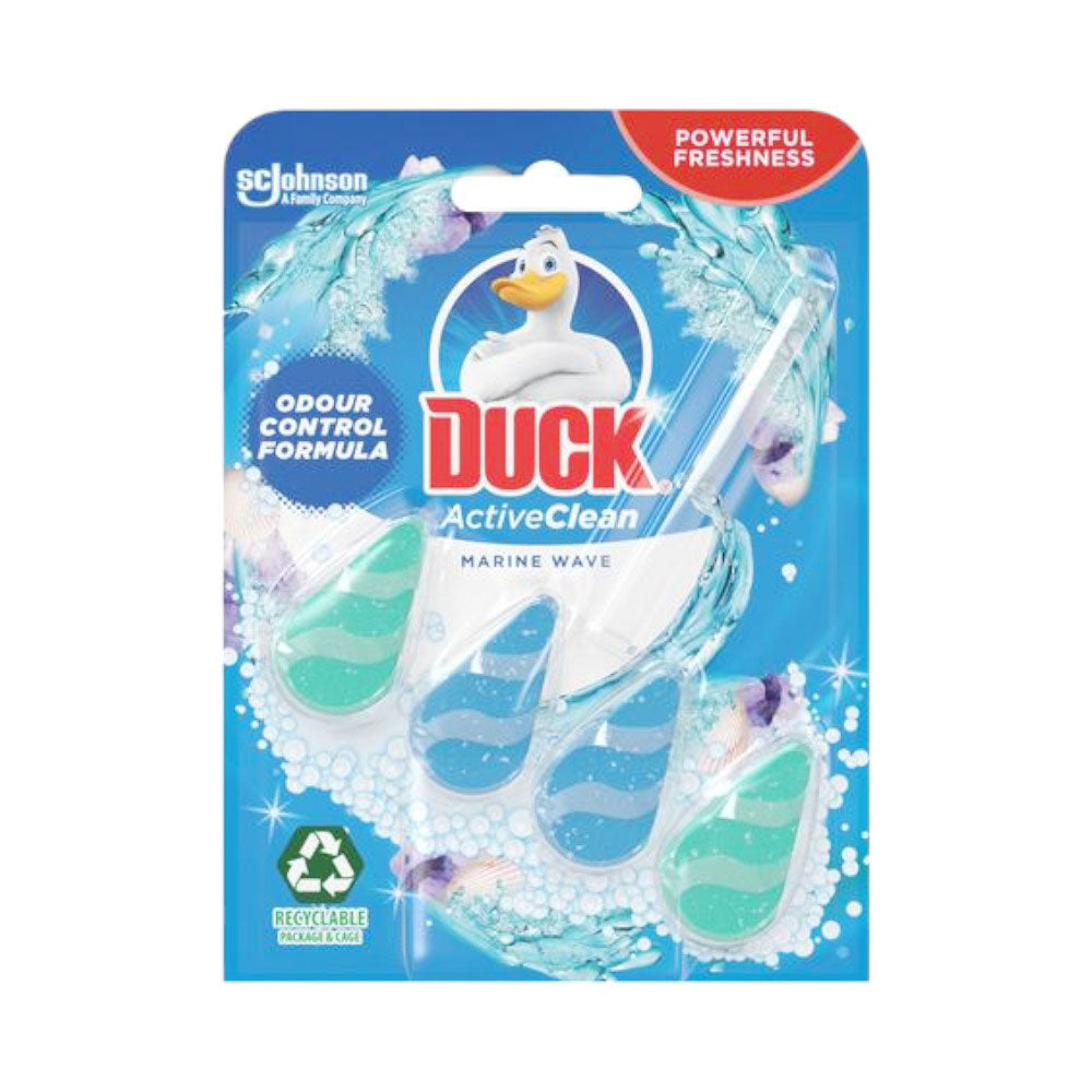 DUCK AIR FRESHNER ACTIVE CLEAN MARINE WAVE 38.6 GM Default Title - MamasJan Grocery Nonfood