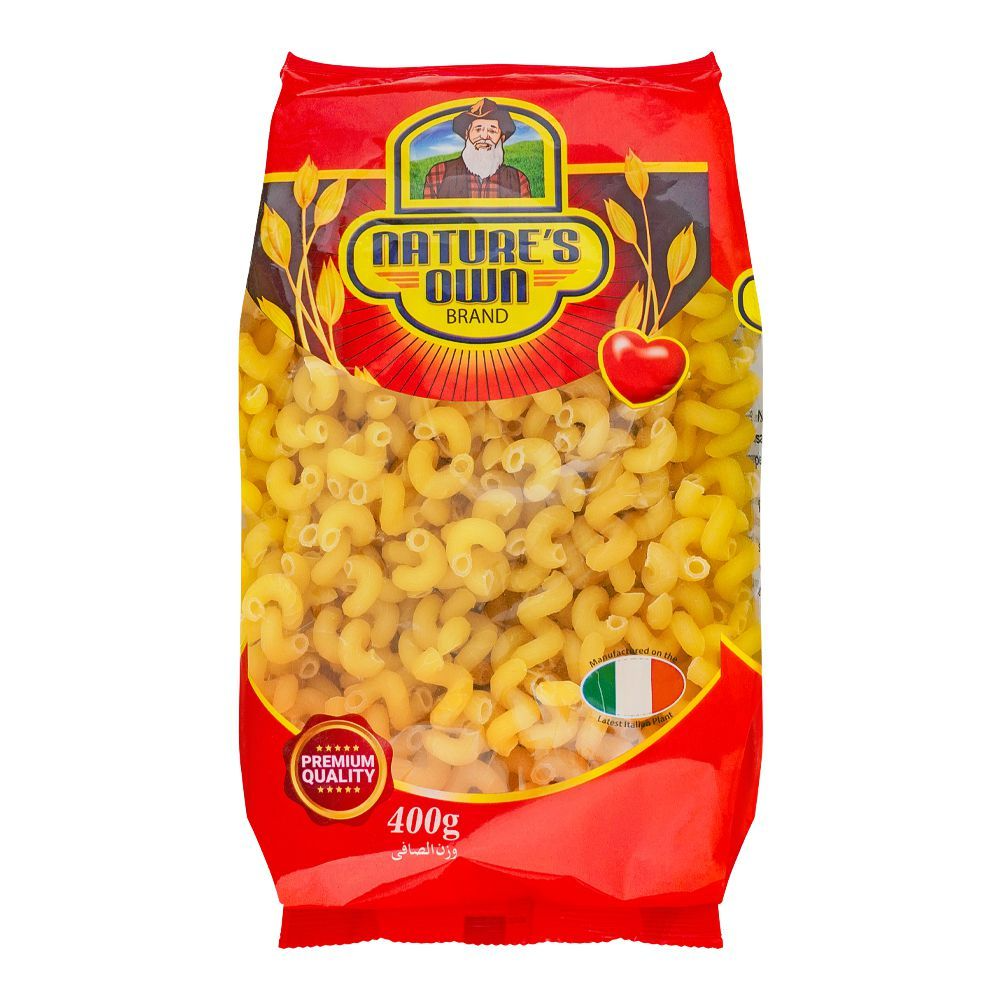 NATURES ELBOW TWISTED PASTA 400 GM Default Title - MamasJan Grocery