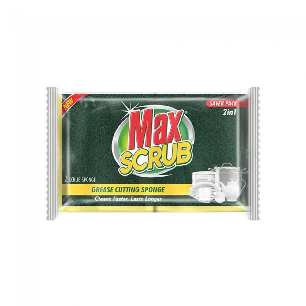 MAX SCRUB SPONGE NAIL SAVER VALUE PACK 2IN1 Default Title - MamasJan Grocery Nonfood
