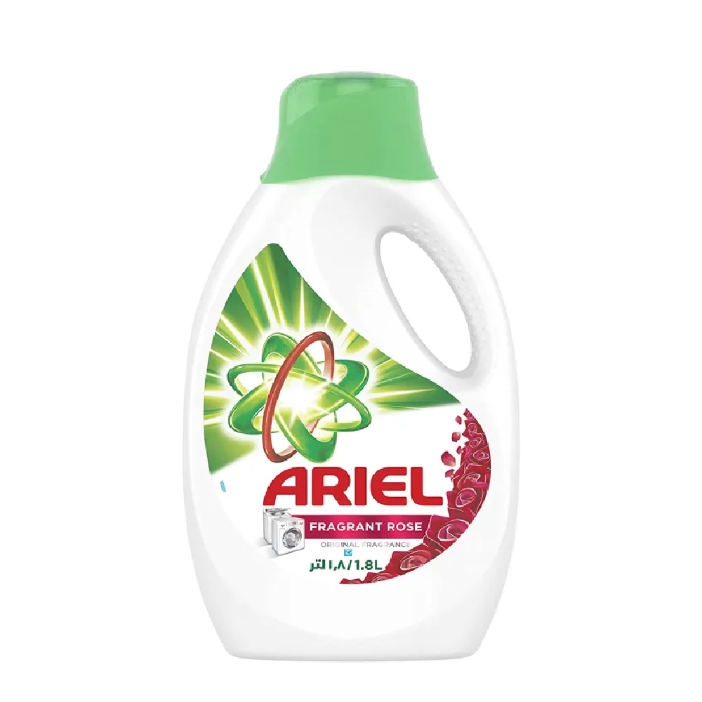 ARIEL WASHING LIQUID GEL FRAGRANT ROSE ORIGINAL 1.8 LTR Default Title - MamasJan Grocery Nonfood