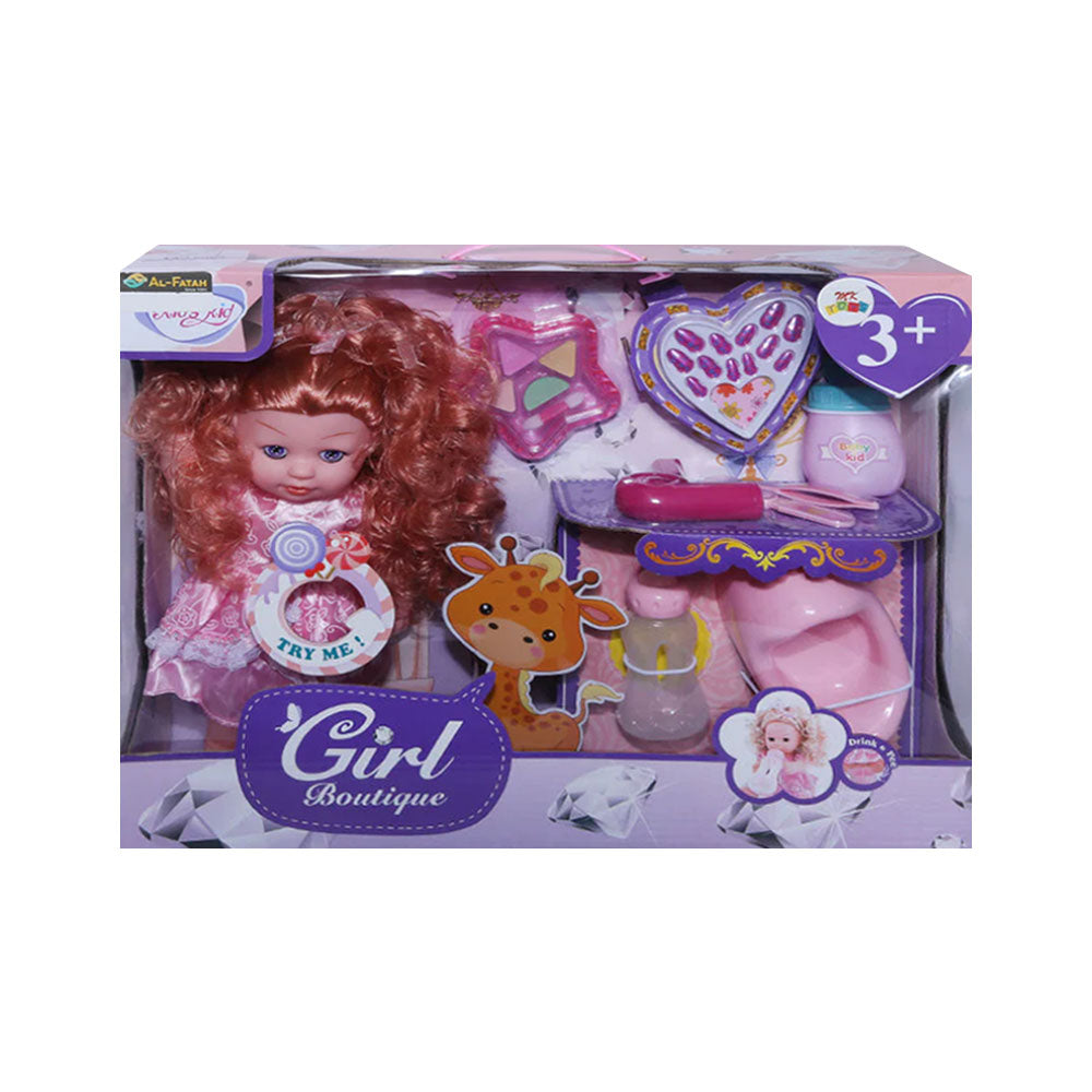 171411 GIRL BOUTIQUE DOLL SET D Default Title - MamasJan Toys