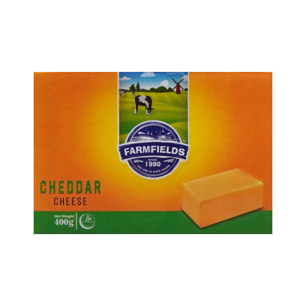 FF CHEDDAR CHEESE BLOCK 400GM Default Title - MamasJan Grocery