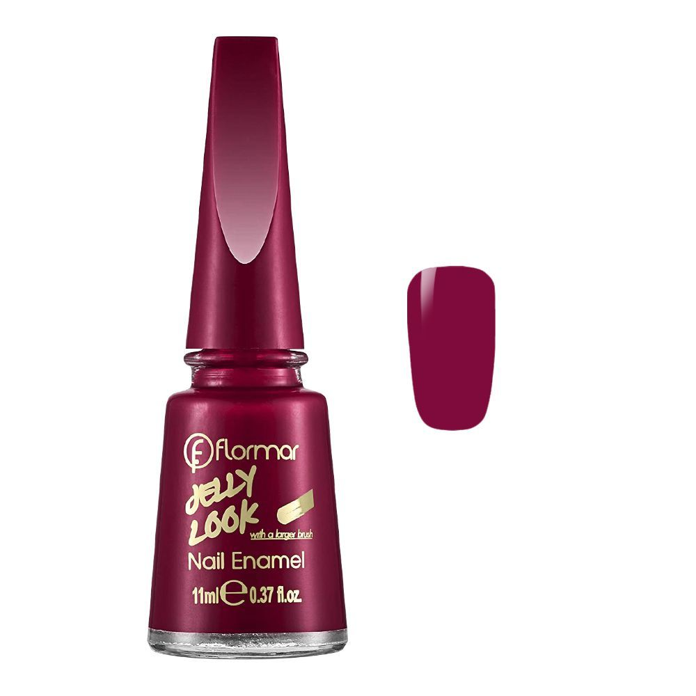 FLORMAR SANGRIA JELLY LOOK N-ENAMEL JL38 11ML Default Title - MamasJan Makeup