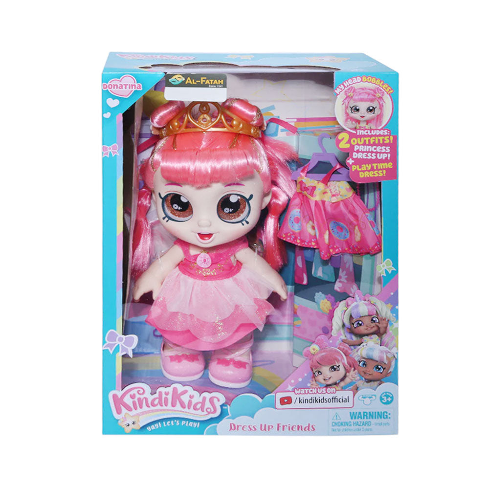 50065 KINDIKIDS DONATINA DERSS UP FRIENDS DOLL D Default Title - MamasJan Toys