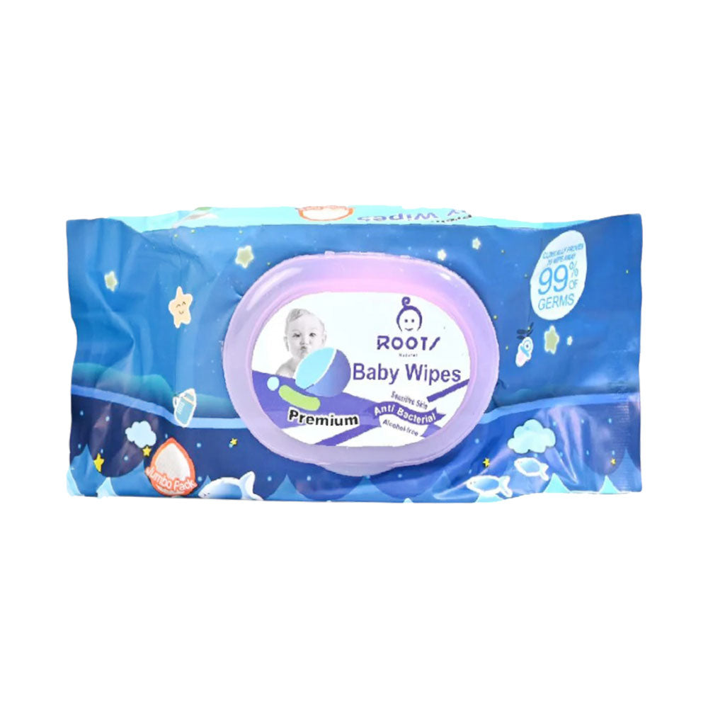 ROOTS PREMIUN BABY WIPES JUMBO PACK Default Title - MamasJan Grocery Nonfood