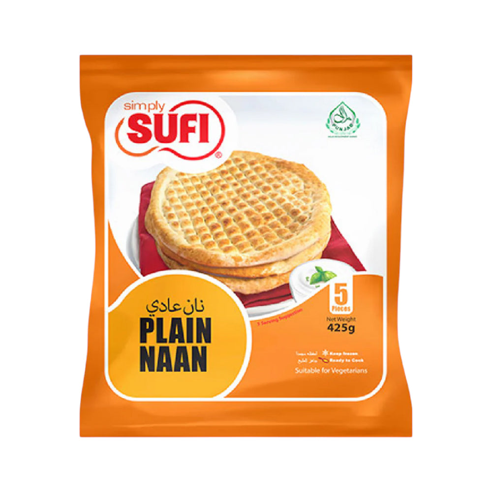 SUFI PLAIN NAAN 5PCS 425GM Default Title - MamasJan Grocery
