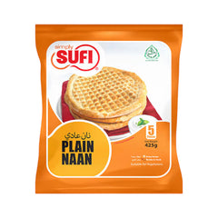 SUFI PLAIN NAAN 5PCS 425GM Default Title - MamasJan Grocery