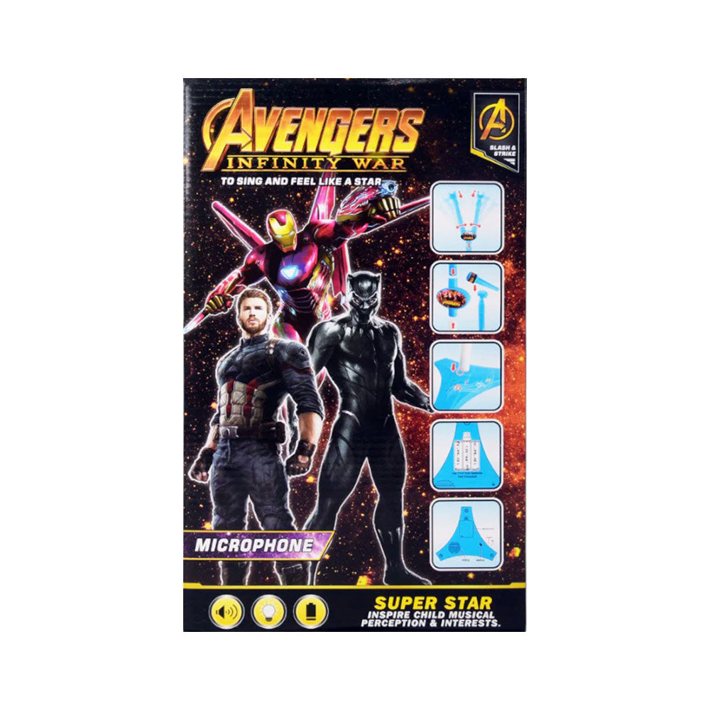 8816A AVENGERS TWIN MICROPHONE SET B/O A.I Default Title - MamasJan Toys