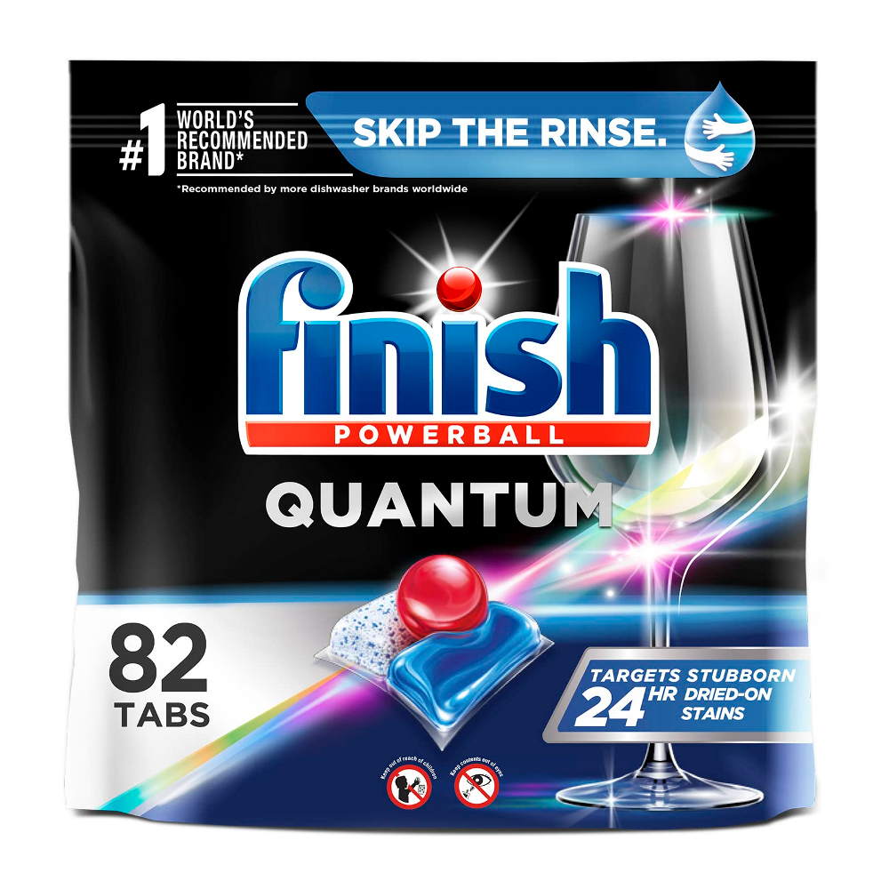 FINISH POWER BALL QUANTUM CLEAN & SHINE TABS 25S 312.5 GM Default Title - MamasJan Grocery Nonfood