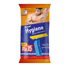 TREET HYGIENE RAZOR WITH COMB 3PCS ROMO PACK Default Title - MamasJan Grocery Nonfood