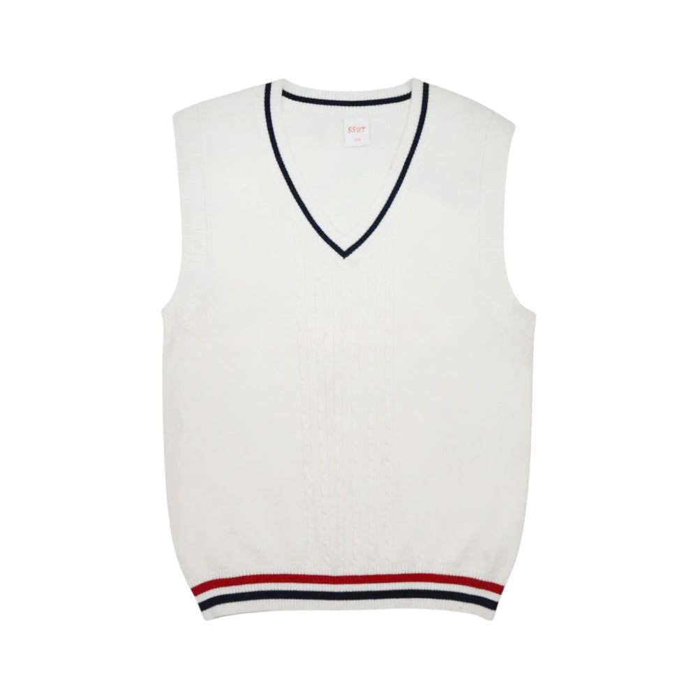 BOYS S/L V-NECK SWEATER MW-22 7-8 YEAR CHI S922502 Default Title - MamasJan KidsWear