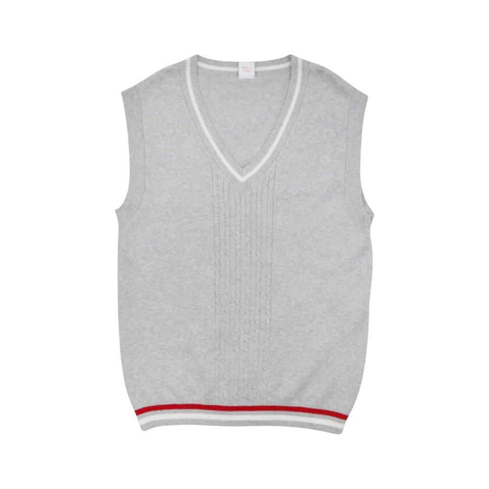 BOYS S/L V-NECK SWEATER MW-22 10-11 YEAR CHI S922502 Default Title - MamasJan KidsWear