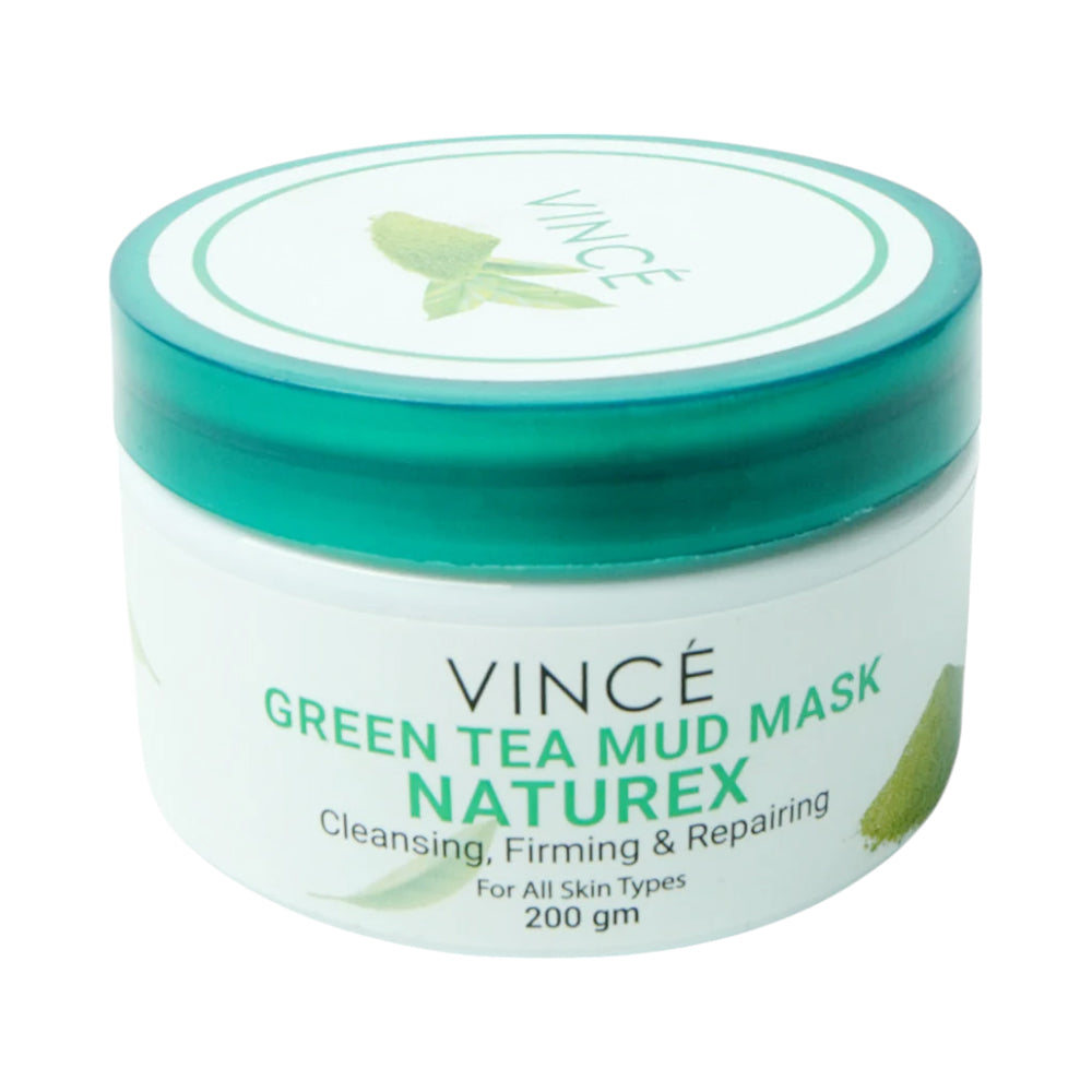 VINCE GREEN TEA MUD MASK 200GM Default Title - MamasJan skincare