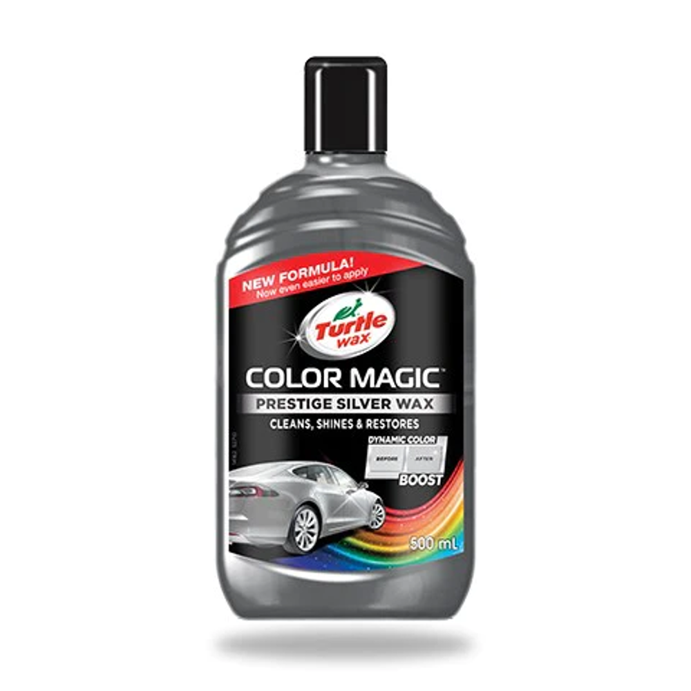 TURTLE WAX COLOR MAGIC WAX SILVER 500ML Default Title - MamasJan Grocery Nonfood